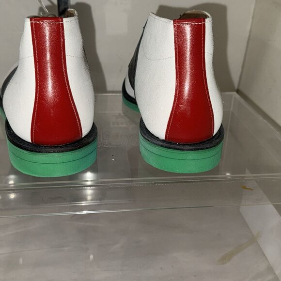 US 9.5 🔥 Heineken100 x Mark McNairy Saddle Boots Collectable Original clean box - Picture 11 of 12